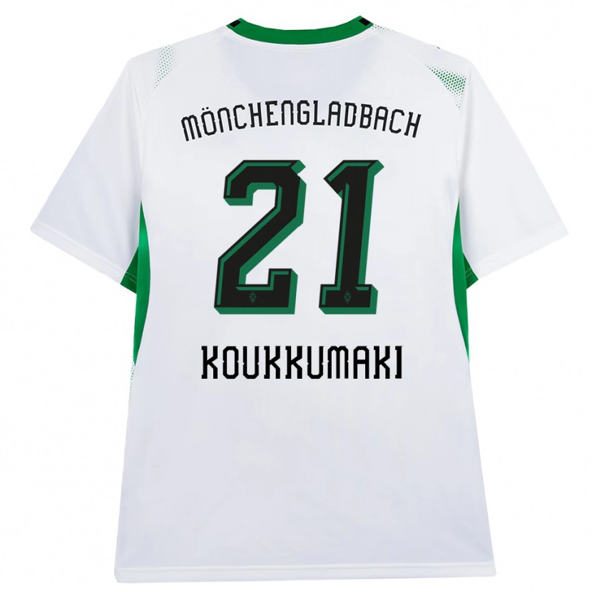 Danxen Dames Taavi Koukkumäki #21 Wit Zwart Groen Thuisshirt Thuistenue 2026/27 T-Shirt België
