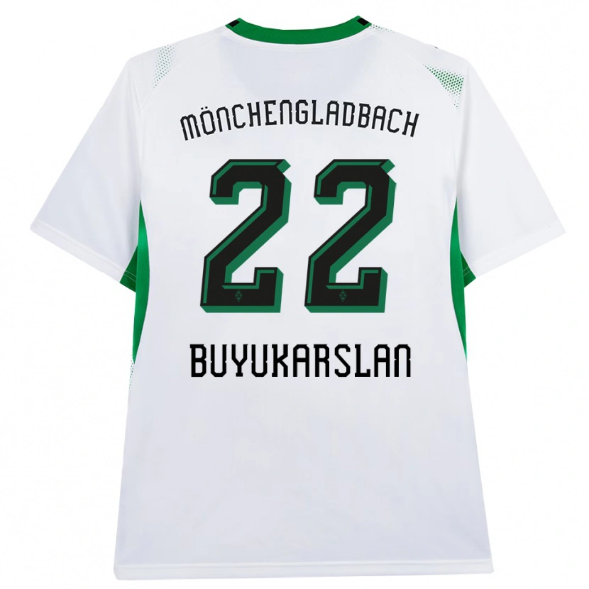 Danxen Dames Oguzcan Büyükarslan #22 Wit Zwart Groen Thuisshirt Thuistenue 2026/27 T-Shirt België