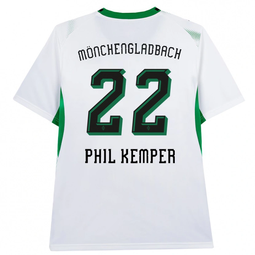 Danxen Dames Phil Kemper #22 Wit Zwart Groen Thuisshirt Thuistenue 2026/27 T-Shirt België