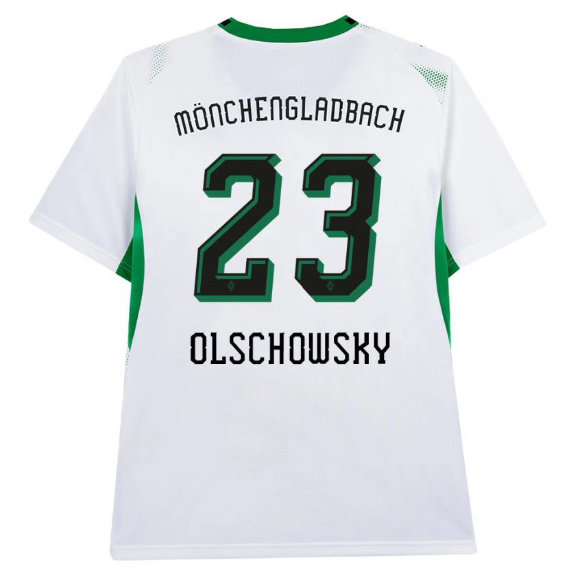 Danxen Dames Jan Olschowsky #23 Wit Zwart Groen Thuisshirt Thuistenue 2026/27 T-Shirt België