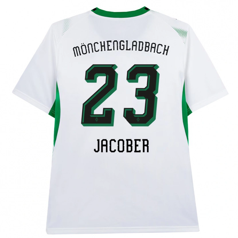Danxen Dames Magdalena Jacober #23 Wit Zwart Groen Thuisshirt Thuistenue 2026/27 T-Shirt België