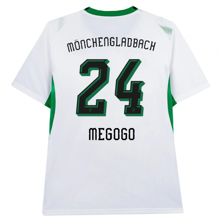 Danxen Dames Destini Megogo #24 Wit Zwart Groen Thuisshirt Thuistenue 2026/27 T-Shirt België