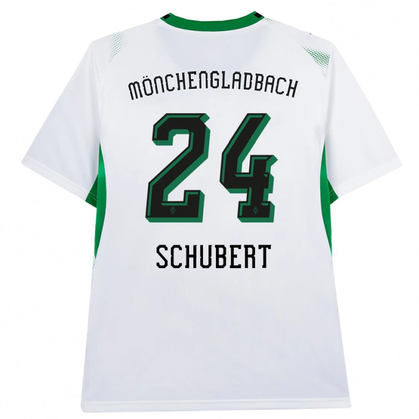 Danxen Dames Philipp Schubert #24 Wit Zwart Groen Thuisshirt Thuistenue 2026/27 T-Shirt België