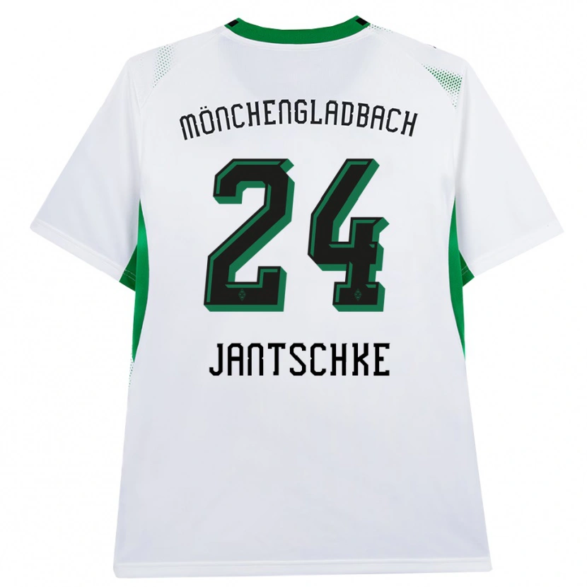 Danxen Dames Tony Jantschke #24 Wit Zwart Groen Thuisshirt Thuistenue 2026/27 T-Shirt België