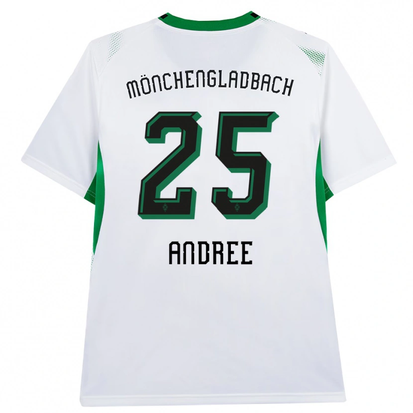 Danxen Dames Lukas Andree #25 Wit Zwart Groen Thuisshirt Thuistenue 2026/27 T-Shirt België