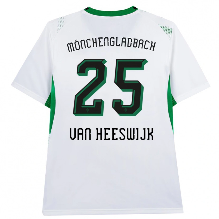 Danxen Dames Amber Van Heeswijk #25 Wit Zwart Groen Thuisshirt Thuistenue 2026/27 T-Shirt België