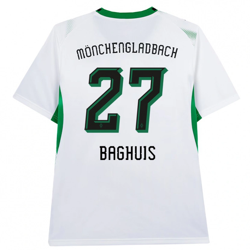 Danxen Dames Chantal Baghuis #27 Wit Zwart Groen Thuisshirt Thuistenue 2026/27 T-Shirt België