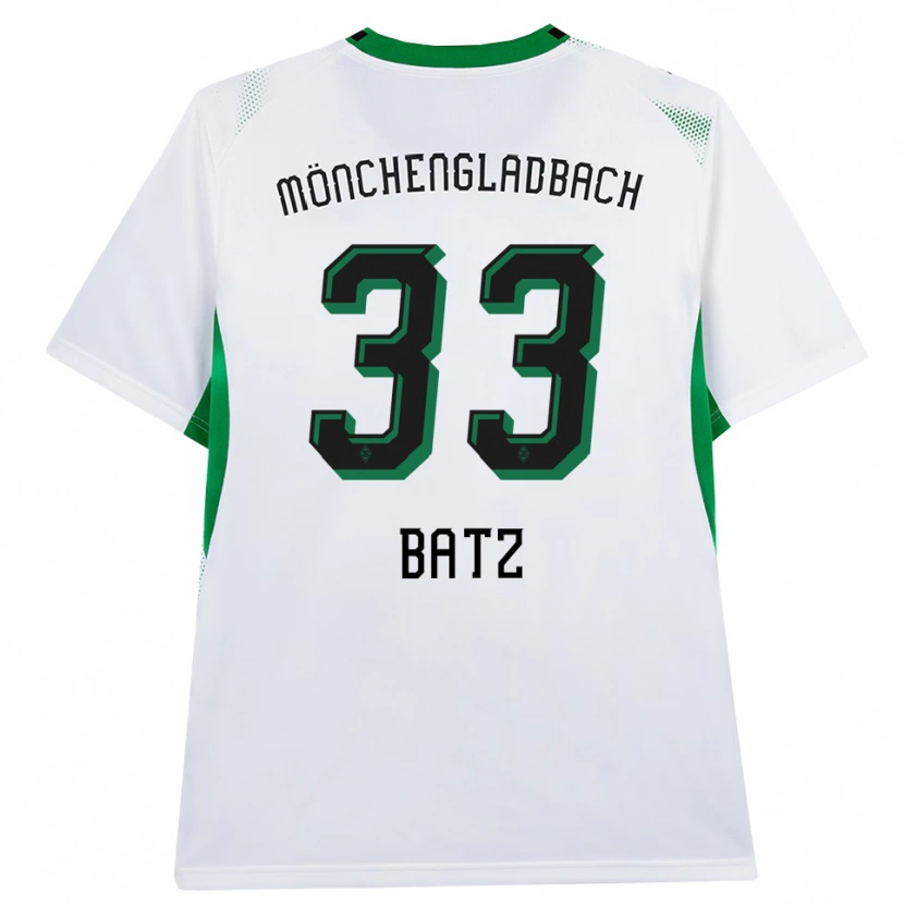 Danxen Dames Daniel Batz #33 Wit Zwart Groen Thuisshirt Thuistenue 2026/27 T-Shirt België