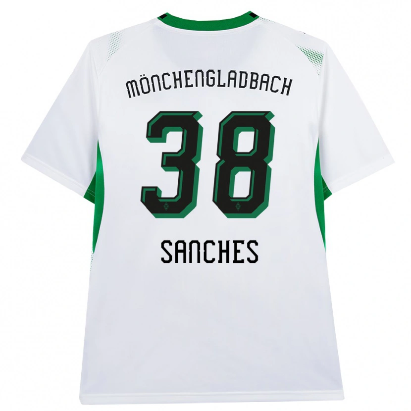 Danxen Dames Yvandro Borges Sanches #38 Wit Zwart Groen Thuisshirt Thuistenue 2026/27 T-Shirt België