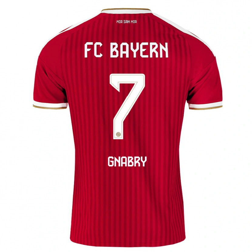 Danxen Dames Serge Gnabry #7 Rood Wit Blauw Thuisshirt Thuistenue 2026/27 T-Shirt België