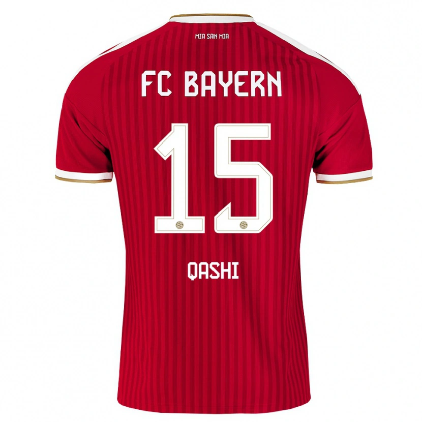 Danxen Dames Yousef Qashi #15 Rood Wit Blauw Thuisshirt Thuistenue 2026/27 T-Shirt België