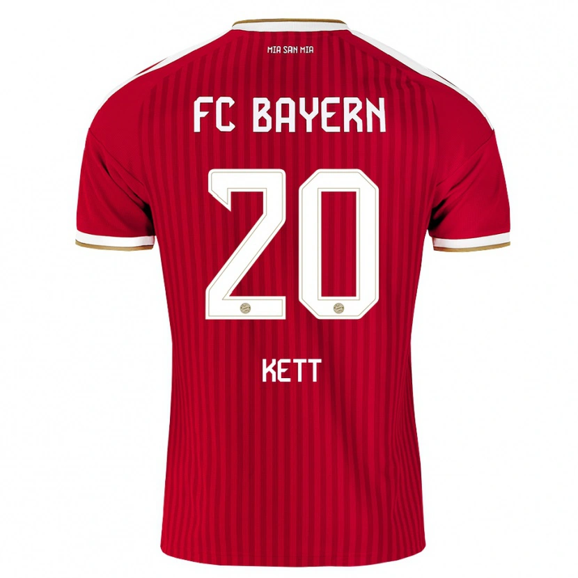 Danxen Dames Franziska Kett #20 Rood Wit Blauw Thuisshirt Thuistenue 2026/27 T-Shirt België