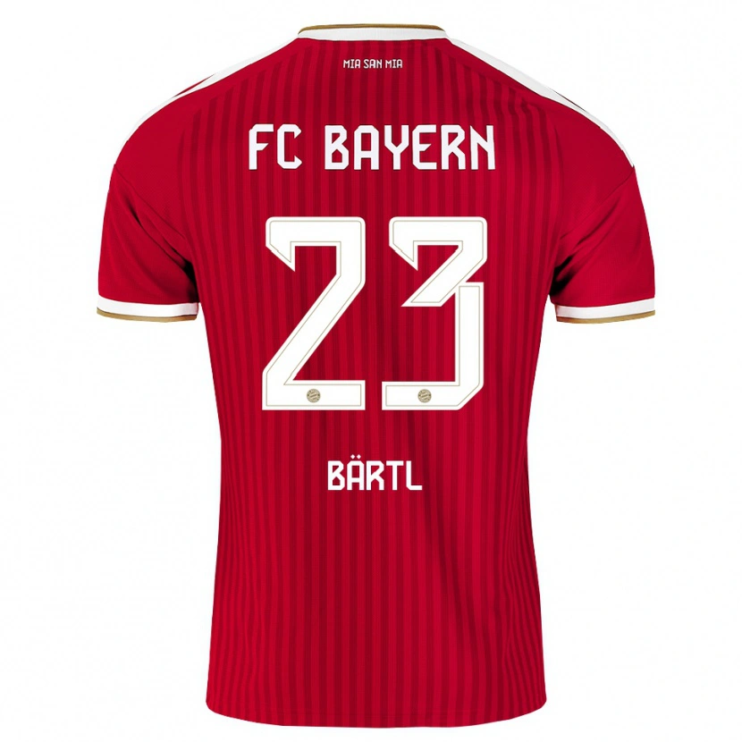 Danxen Dames Jannis Bärtl #23 Rood Wit Blauw Thuisshirt Thuistenue 2026/27 T-Shirt België
