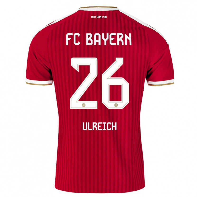 Danxen Dames Sven Ulreich #26 Rood Wit Blauw Thuisshirt Thuistenue 2026/27 T-Shirt België