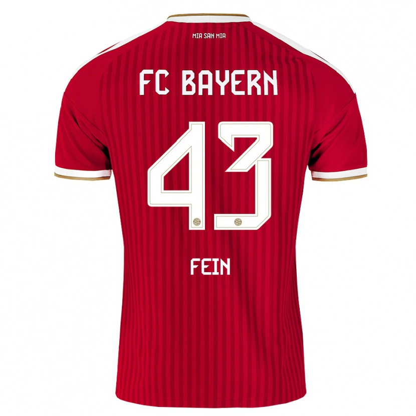 Danxen Dames Adrian Fein #43 Rood Wit Blauw Thuisshirt Thuistenue 2026/27 T-Shirt België