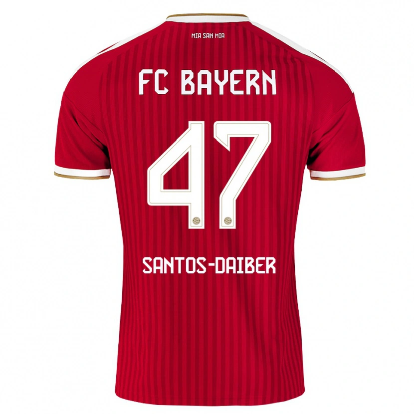 Danxen Dames David Santos Daiber #47 Rood Wit Blauw Thuisshirt Thuistenue 2026/27 T-Shirt België