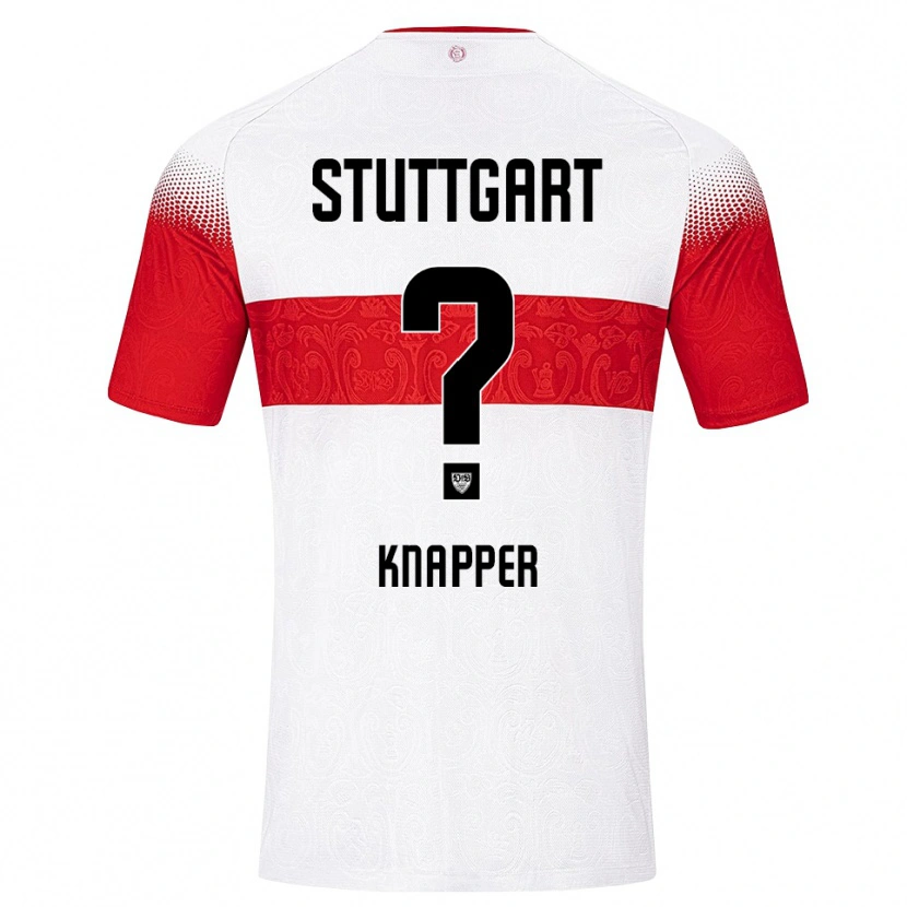 Danxen Dames Marvin Knapper #0 Wit Rood Geel Thuisshirt Thuistenue 2026/27 T-Shirt België