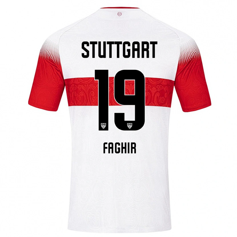 Danxen Dames Wahid Faghir #19 Wit Rood Geel Thuisshirt Thuistenue 2026/27 T-Shirt België