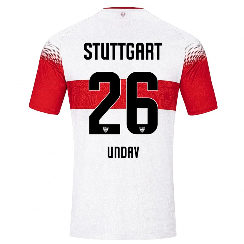 Danxen Dames Deniz Undav #26 Wit Rood Geel Thuisshirt Thuistenue 2026/27 T-Shirt België