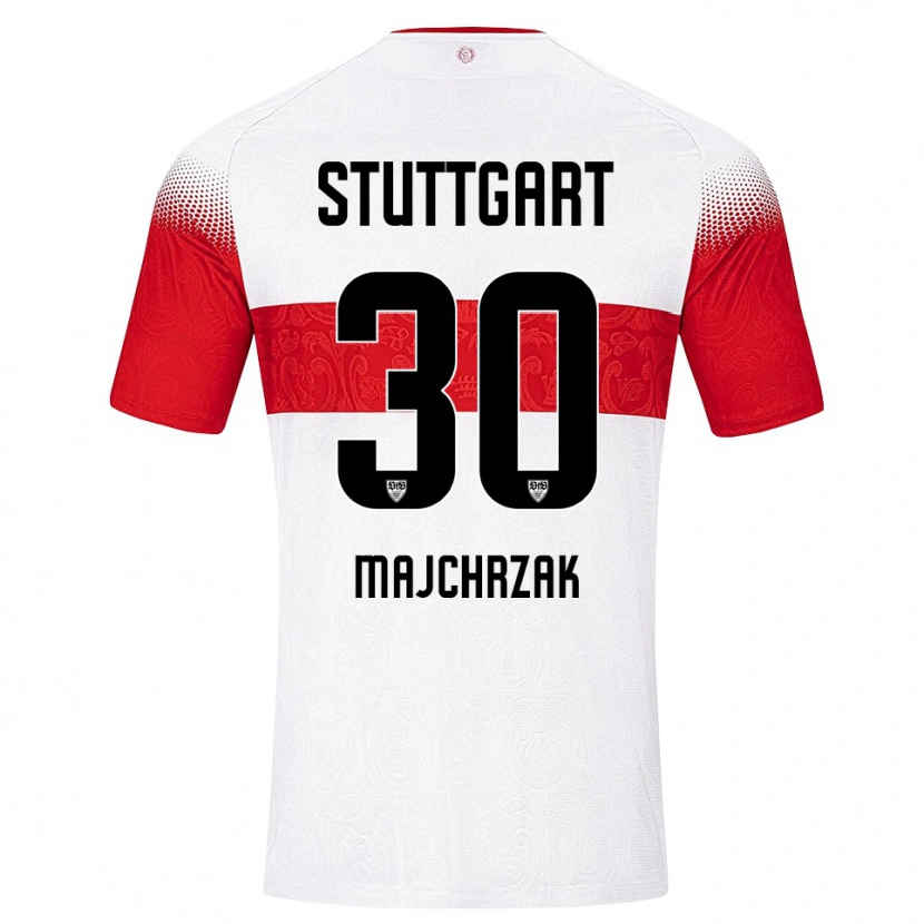 Danxen Dames Jordan Majchrzak #30 Wit Rood Geel Thuisshirt Thuistenue 2026/27 T-Shirt België