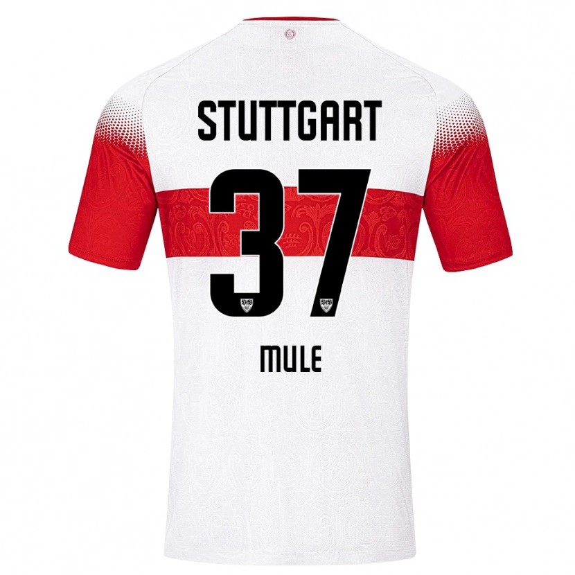 Danxen Dames Salvatore Mule #37 Wit Rood Geel Thuisshirt Thuistenue 2026/27 T-Shirt België