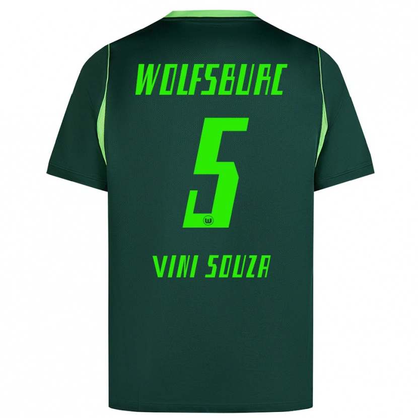 Danxen Dames Vini Souza #5 Donkergroen Wit Thuisshirt Thuistenue 2026/27 T-Shirt België