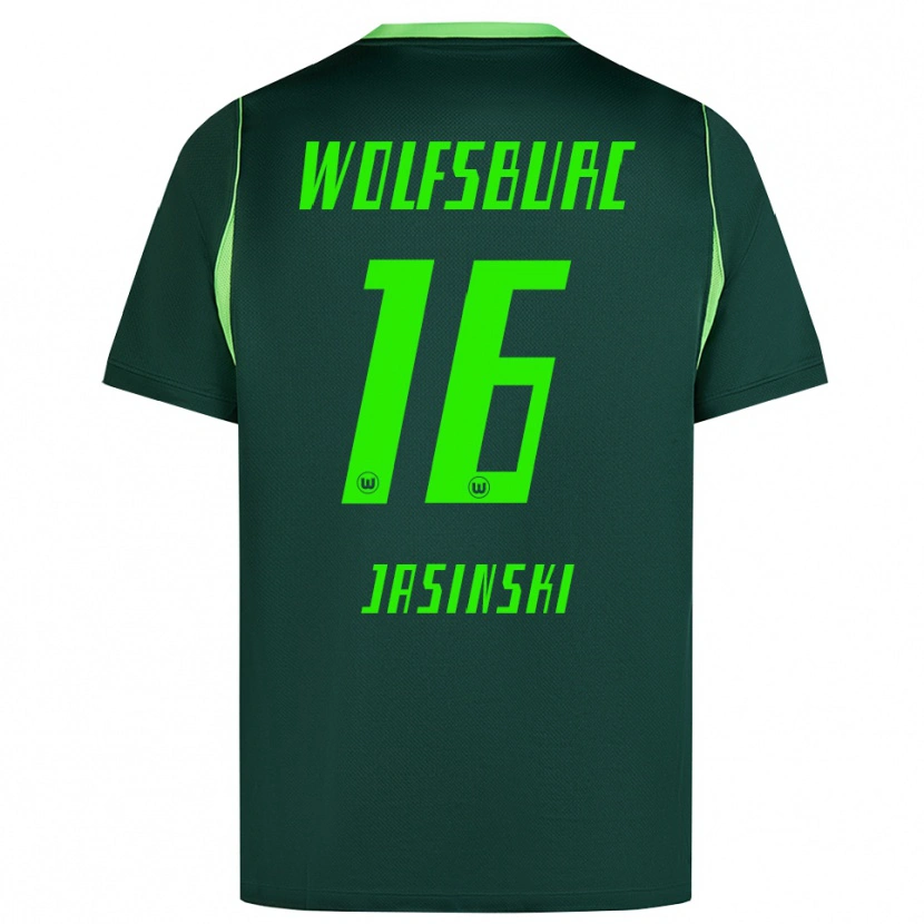 Danxen Dames Mateusz Jasinski #16 Donkergroen Wit Thuisshirt Thuistenue 2026/27 T-Shirt België
