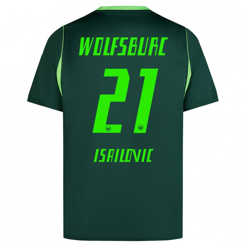 Danxen Dames Nikola Isailovic #21 Donkergroen Wit Thuisshirt Thuistenue 2026/27 T-Shirt België
