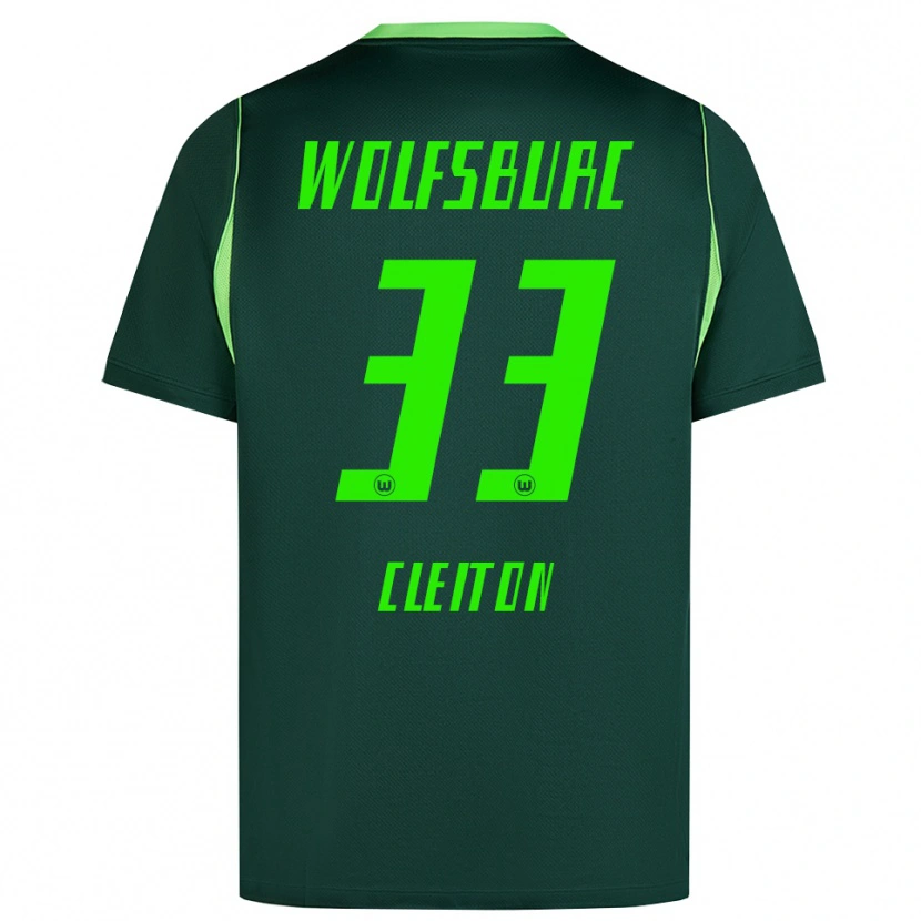 Danxen Dames Cleiton Santana Dos Santos #33 Donkergroen Wit Thuisshirt Thuistenue 2026/27 T-Shirt België