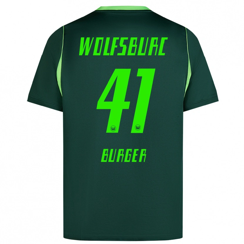 Danxen Dames Jan Bürger #41 Donkergroen Wit Thuisshirt Thuistenue 2026/27 T-Shirt België