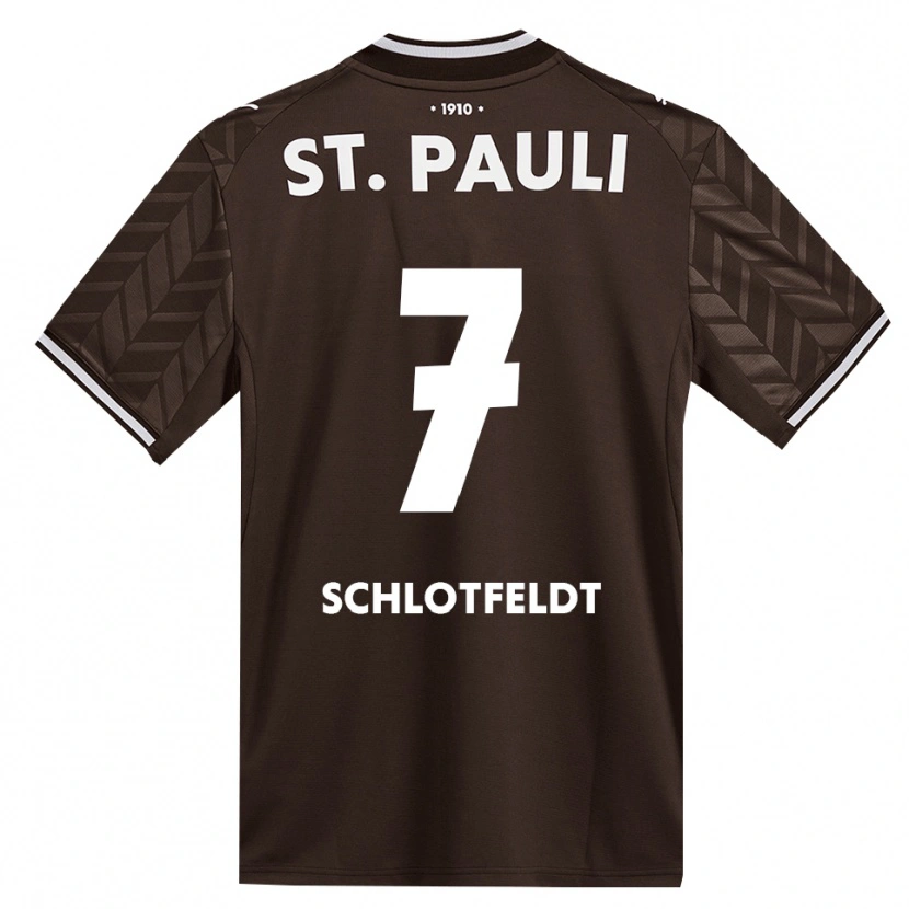 Danxen Dames Tim Schlotfeldt #7 Cafe Wit Thuisshirt Thuistenue 2026/27 T-Shirt België