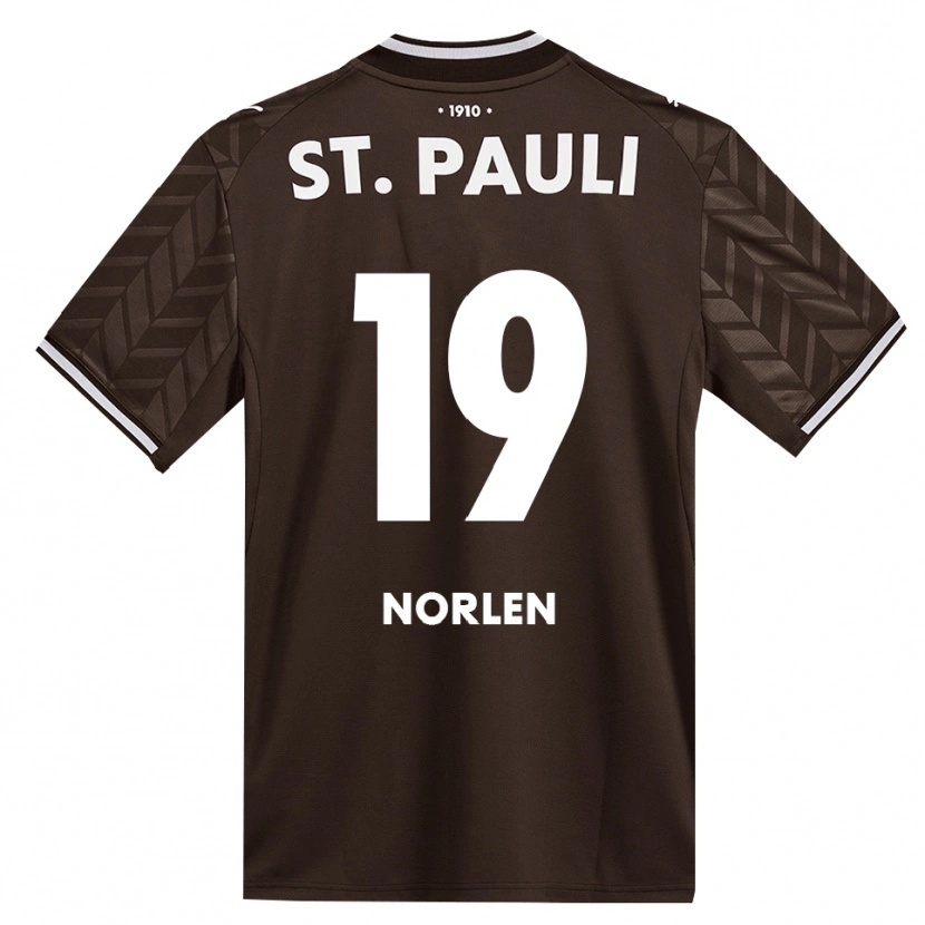Danxen Dames Alwin Norlen #19 Cafe Wit Thuisshirt Thuistenue 2026/27 T-Shirt België