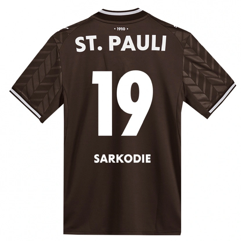 Danxen Dames Joel Sarkodie #19 Cafe Wit Thuisshirt Thuistenue 2026/27 T-Shirt België
