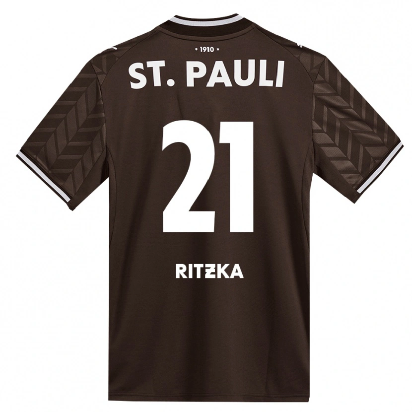 Danxen Dames Lars Ritzka #21 Cafe Wit Thuisshirt Thuistenue 2026/27 T-Shirt België