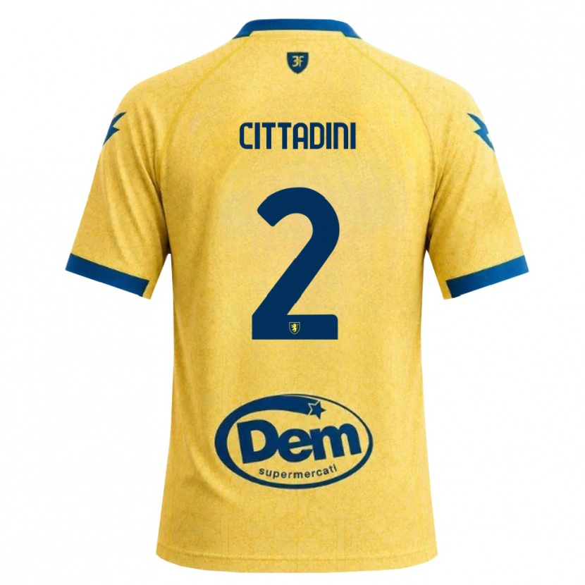 Danxen Dames Giorgio Cittadini #2 Khaki Zwart Blauw Thuisshirt Thuistenue 2026/27 T-Shirt België