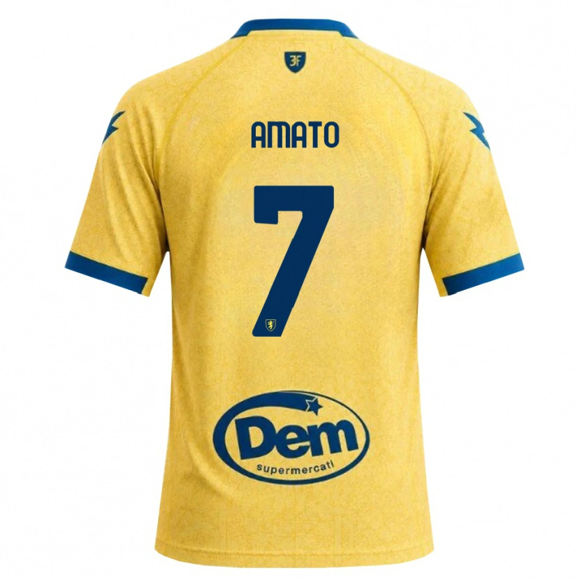 Danxen Dames Leonardo Amato #7 Khaki Zwart Blauw Thuisshirt Thuistenue 2026/27 T-Shirt België