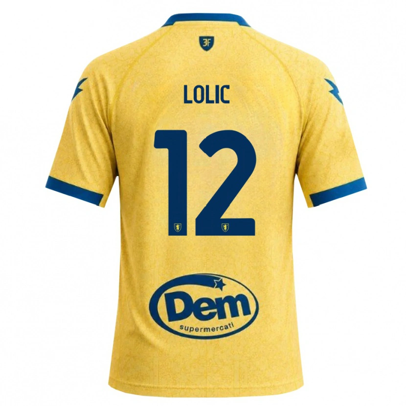 Danxen Dames Eldin Lolic #12 Khaki Zwart Blauw Thuisshirt Thuistenue 2026/27 T-Shirt België