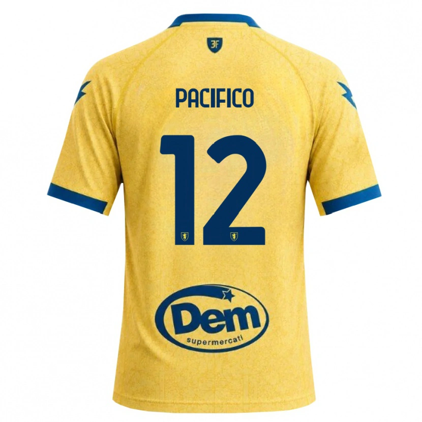 Danxen Dames Federico Pacifico #12 Khaki Zwart Blauw Thuisshirt Thuistenue 2026/27 T-Shirt België