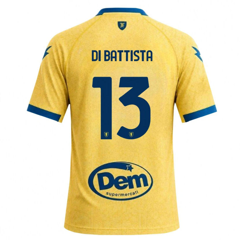 Danxen Dames Cristiano Di Battista #13 Khaki Zwart Blauw Thuisshirt Thuistenue 2026/27 T-Shirt België