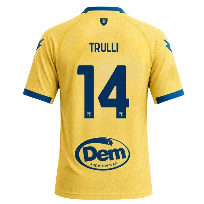 Danxen Dames Lorenzo Trulli #14 Khaki Zwart Blauw Thuisshirt Thuistenue 2026/27 T-Shirt België