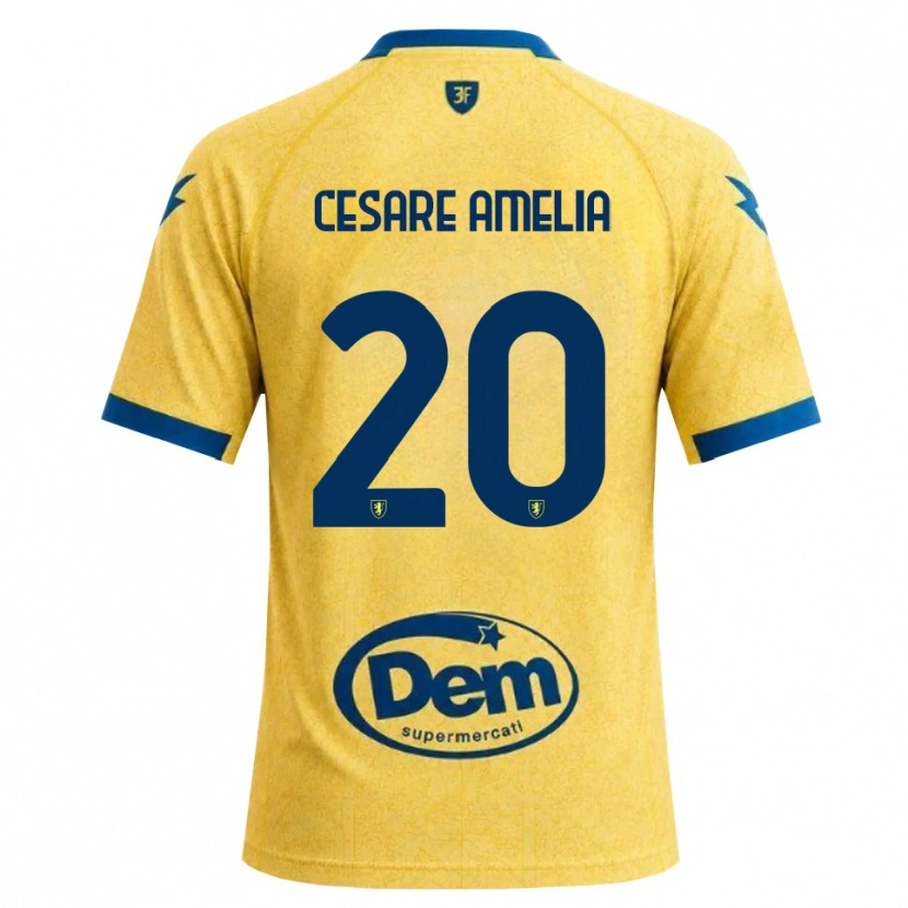 Danxen Dames Giulio Cesare Amelia #20 Khaki Zwart Blauw Thuisshirt Thuistenue 2026/27 T-Shirt België