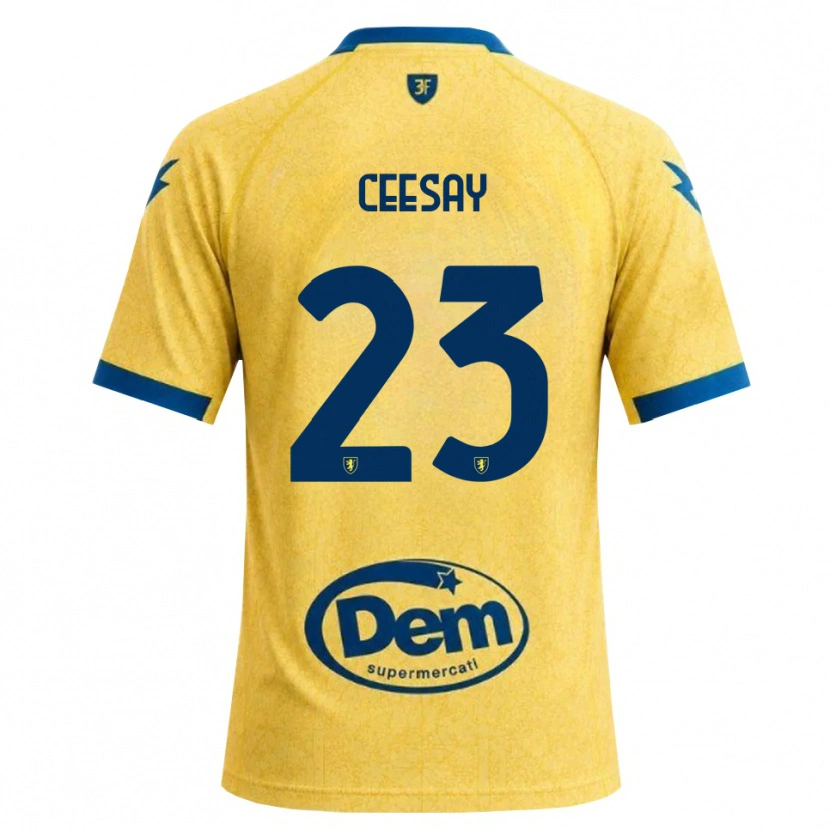 Danxen Dames Abubacar Ceesay #23 Khaki Zwart Blauw Thuisshirt Thuistenue 2026/27 T-Shirt België