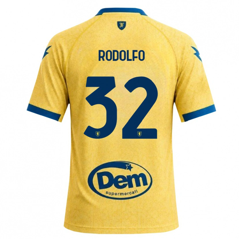 Danxen Dames Luca Rodolfo #32 Khaki Zwart Blauw Thuisshirt Thuistenue 2026/27 T-Shirt België