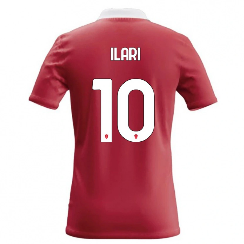 Danxen Dames Mario Ilari #10 Rood Wit Thuisshirt Thuistenue 2026/27 T-Shirt België