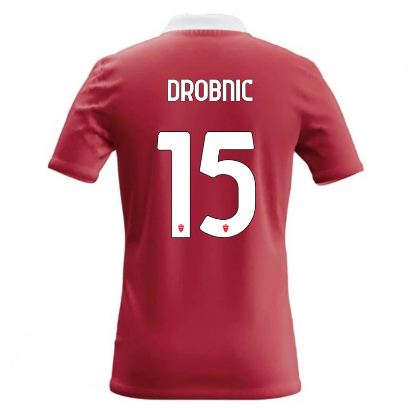 Danxen Dames Matic Drobnic #15 Rood Wit Thuisshirt Thuistenue 2026/27 T-Shirt België