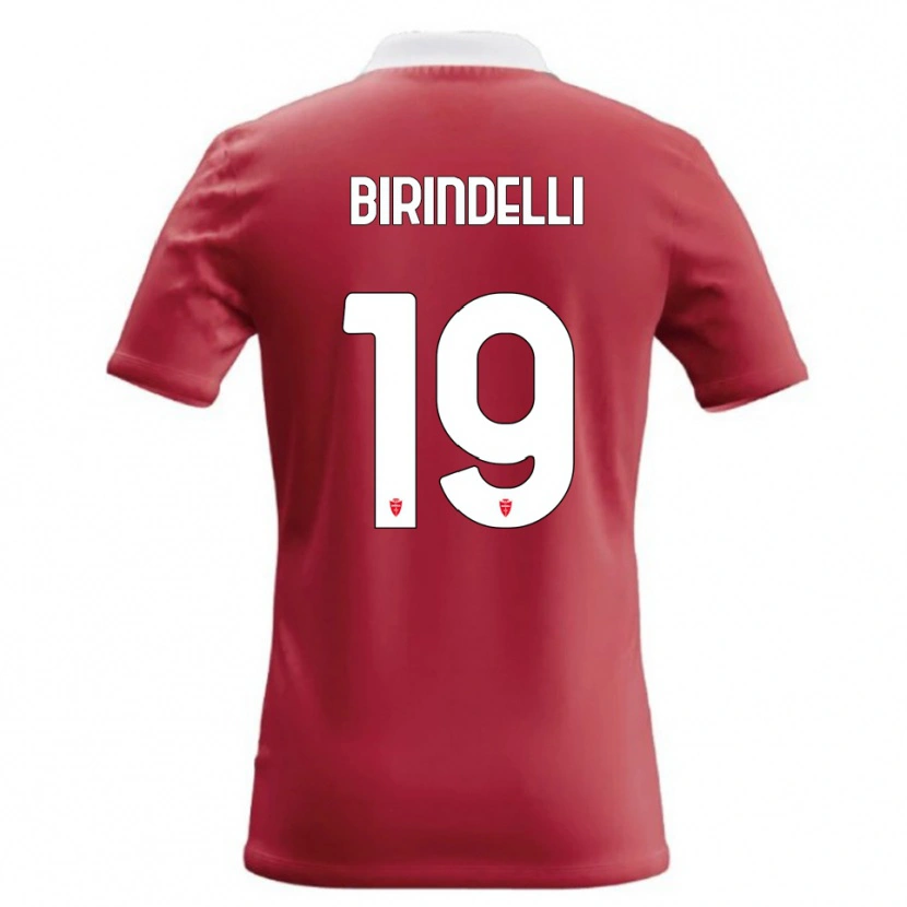Danxen Dames Samuele Birindelli #19 Rood Wit Thuisshirt Thuistenue 2026/27 T-Shirt België
