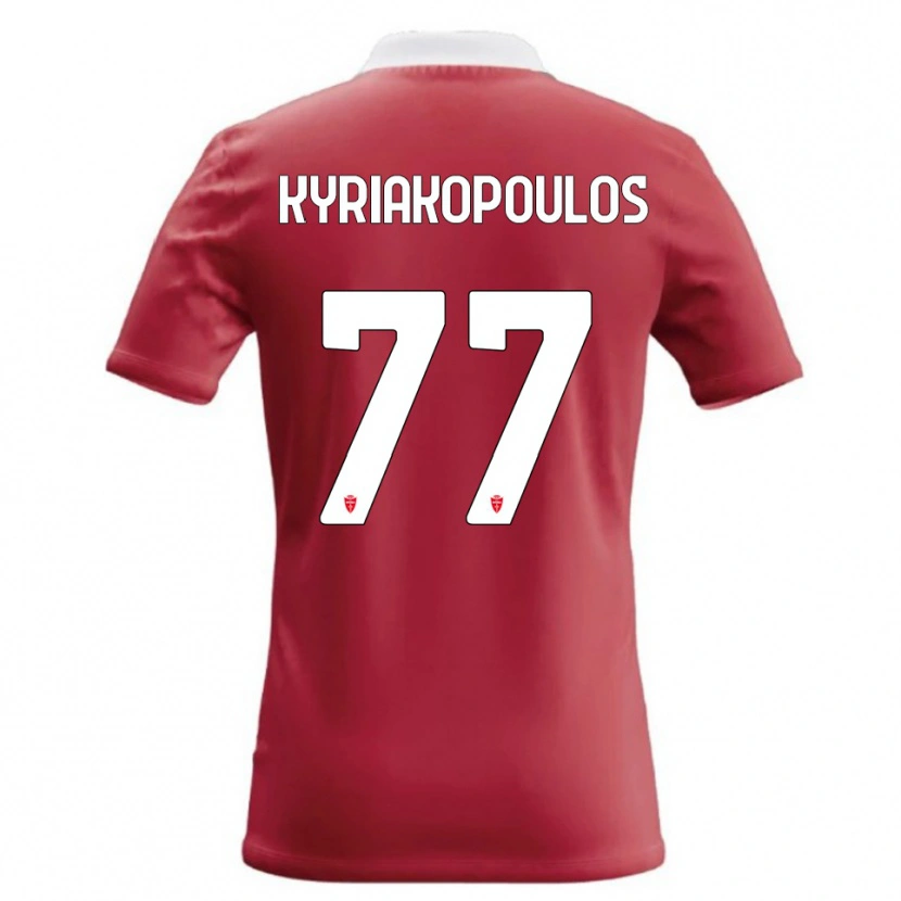 Danxen Dames Georgios Kyriakopoulos #77 Rood Wit Thuisshirt Thuistenue 2026/27 T-Shirt België