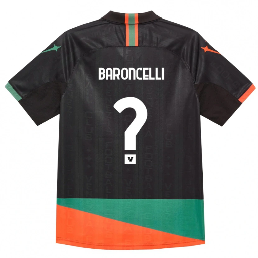 Danxen Dames Andrea Baroncelli #0 Zwart Oranje Groen Thuisshirt Thuistenue 2026/27 T-Shirt België