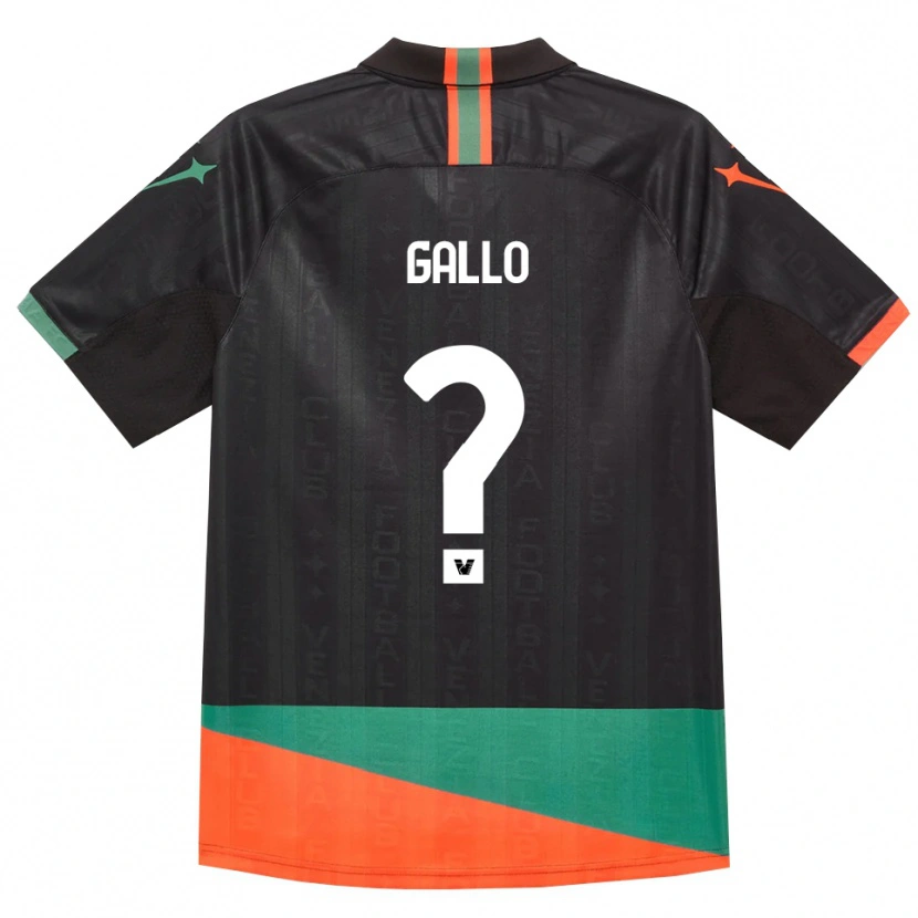 Danxen Dames Thomas Gallo #0 Zwart Oranje Groen Thuisshirt Thuistenue 2026/27 T-Shirt België