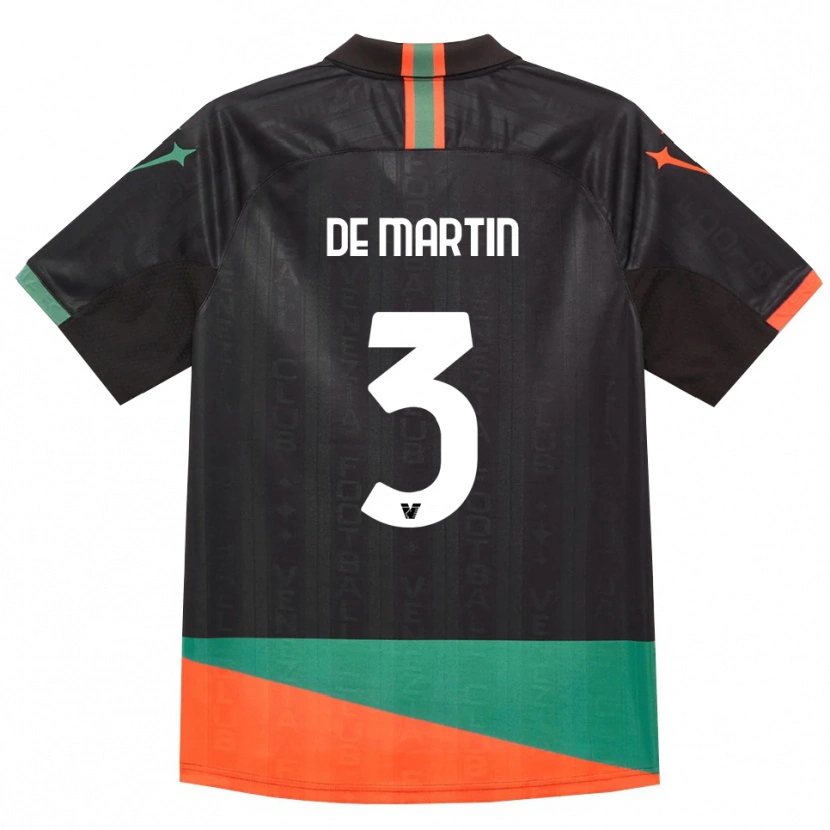 Danxen Dames Lorenzo De Martin #3 Zwart Oranje Groen Thuisshirt Thuistenue 2026/27 T-Shirt België